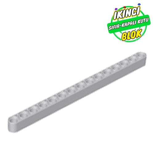 LEGO® 1 x 15 Liftarm Açık Mavimsi Gri Sıfır