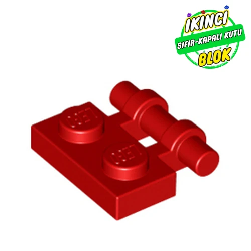 LEGO® Plate Special 1 x 2 Side Handle [Free Ends] Kırmızı Sıfır