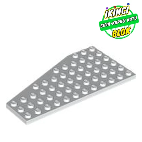 LEGO® Wedge Plate 6 x 12 Right Beyaz Sıfır
