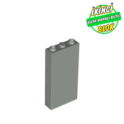 LEGO® Brick 1 x 3 x 5 without Side Supports Açık Gri Sıfır