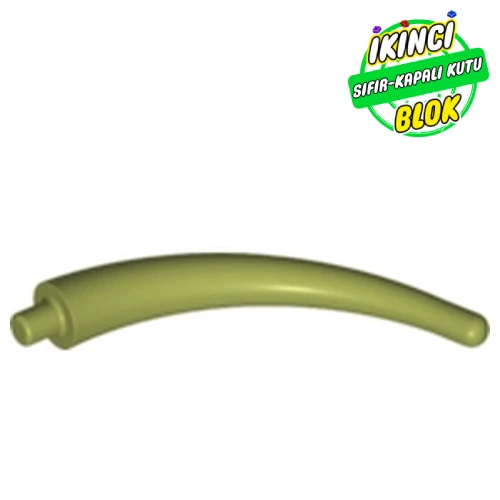 LEGO® Animal Body Part / Plant, Tail / Claw / Horn / Branch / Tentacle, End Section Zeytin Yeşili Sıfır