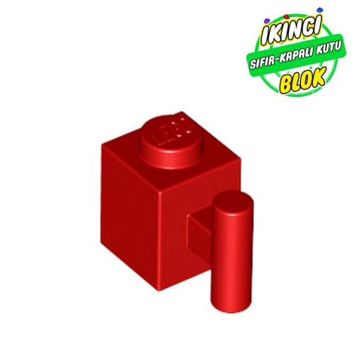 LEGO® Brick Special 1 x 1 with Handle Kırmızı Sıfır