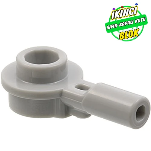 LEGO® Plate Round 1 x 1 with Hollow Stud and Horizontal Bar 1L Açık Mavimsi Gri Sıfır