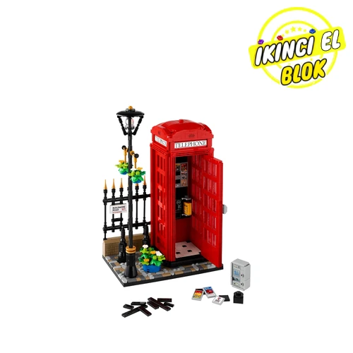 21347 LEGO® Red London Telephone Box İkinci el