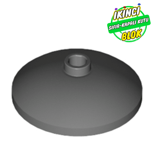 LEGO® 3 x 3 Ters Yönlü Çanak Koyu Mavimsi Gri Sıfır