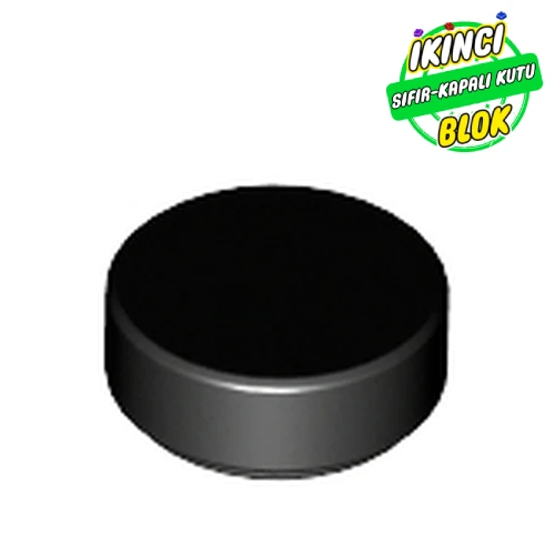 LEGO® Tile Round 1 x 1 Siyah Sıfır