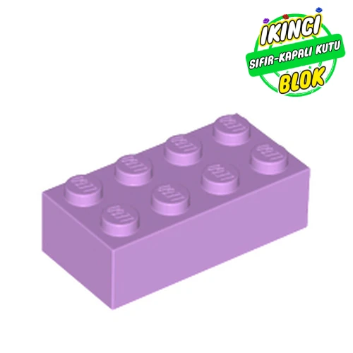LEGO® 2 x 4 Tuğla Orta Lavanta Sıfır