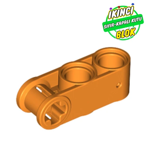 LEGO® 3L Aks ve Pim Girişli Pim Bağlayıcı Turuncu Sıfır