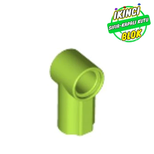 LEGO® Aks ve Pin Bağlayıcısı Açılı #1 Limon Yeşili Sıfır