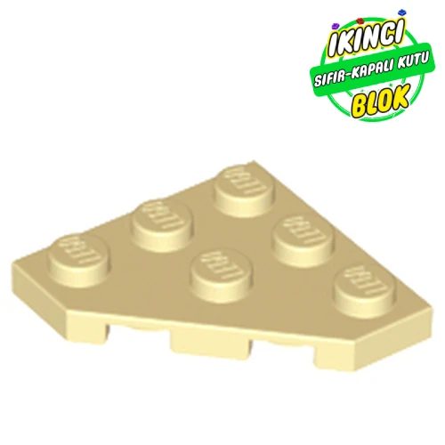 LEGO® 3 x 3 Kesit Köşeli Plaka Bej Sıfır