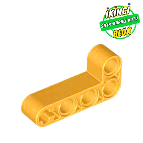 LEGO® 2 x 4 Liftarm L Format Parlak Açık Turuncu Sıfır