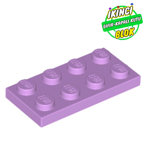LEGO® 2 x 4 Plaka Orta lavanta Sıfır