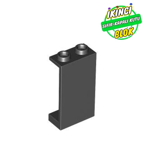 LEGO® Panel 1 x 2 x 3 [Hollow Studs] Siyah Sıfır