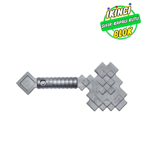 LEGO® Weapon Axe Blocky Mat Gümüş Sıfır