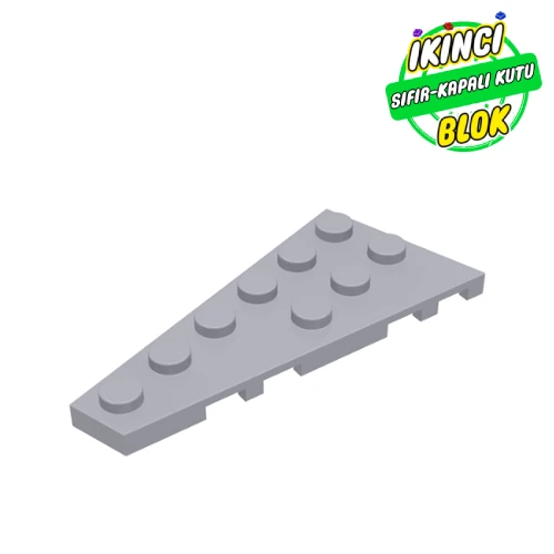 LEGO® Wedge Plate 6 x 3 Left Açık Mavimsi Gri Sıfır
