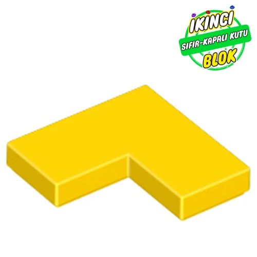 LEGO® Tile 2 x 2 Corner Sarı Sıfır