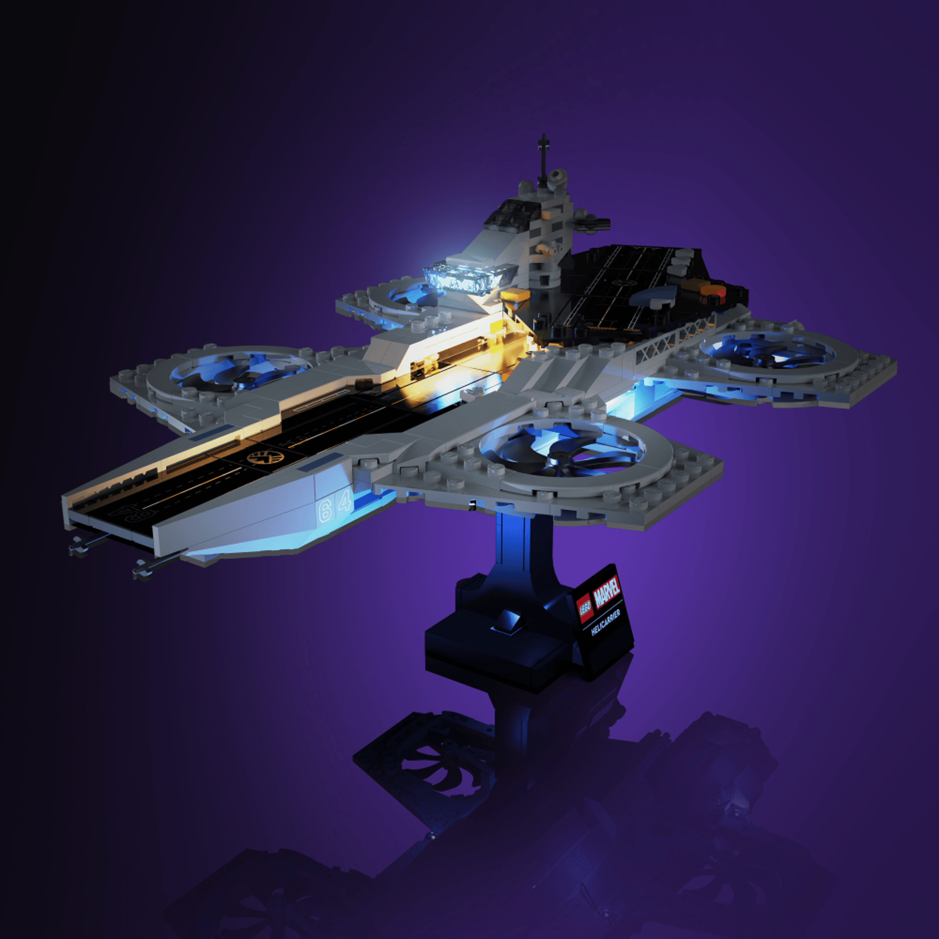 LEGO® 76295 Marvel The Avengers Helicarrier Işık Kiti