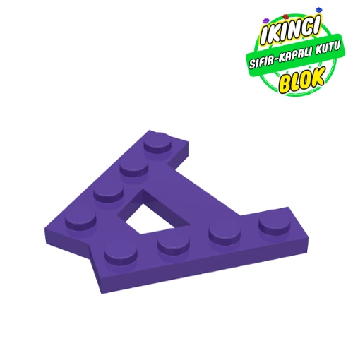 LEGO® Wedge Plate 4 Stud 45° Angle Plate Koyu Mor Sıfır