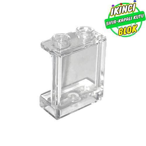 LEGO® 1 x 2 x 2 Yan Destekli Panel Şeffaf Sıfır