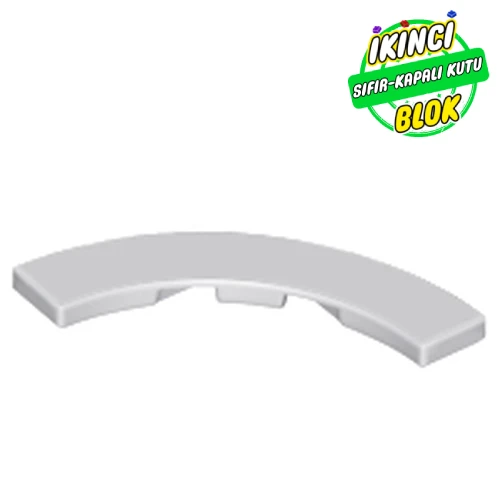 LEGO® Tile 4 x 4 Curved, Macaroni Açık Mavimsi Gri Sıfır