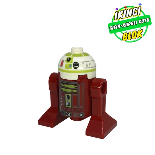 LEGO® Minifigür Astromech Droid, R7-A7, Dark Bluish Grey Rectangles Sıfır sw1397