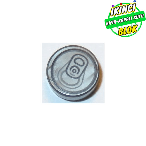 LEGO® 1 x 1 Kunserve Kapağı Mat Gümüş Sıfır