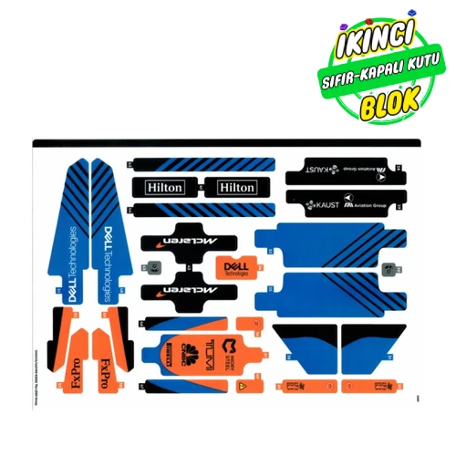 LEGO® Sticker Sheet 2 for Set 42141-1 Renk Yok / Herhangi Bir Renk Sıfır