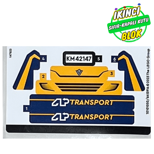 LEGO® 42147 Sticker [Renk Yok/Herhangi Bir Renk] Sıfır