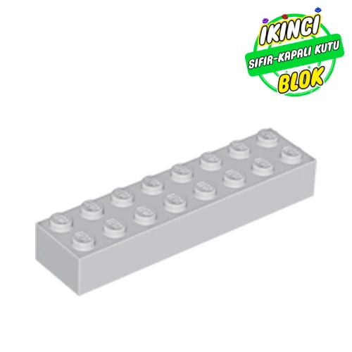 LEGO® Brick 2 x 8 Açık Mavimsi Gri Sıfır