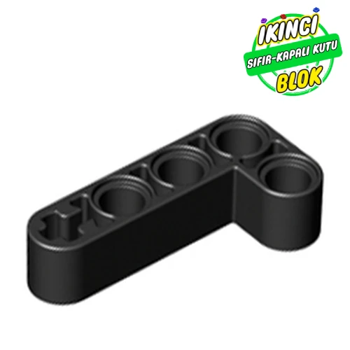 LEGO® 2 x 4 Liftarm L Format Siyah Sıfır