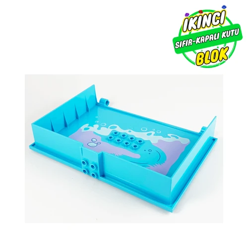 LEGO® Plate Special Book 11 x 16 with Lavender/Light Bluish Gray Ground print Orta Azur Sıfır