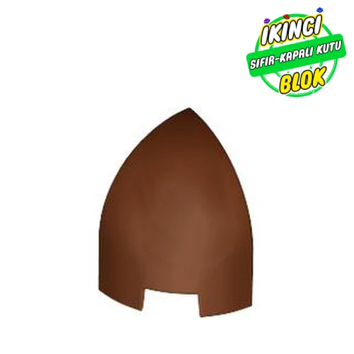 LEGO® Brick Round Curved 1 x 1 x 1 1/3 Quarter Dome Kırmızımsı Kahverengi Sıfır