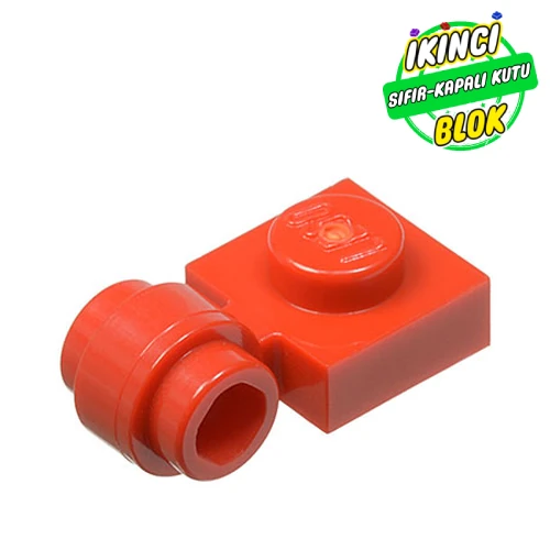 LEGO® 1 x 1 Işık Bağlantısı Modifiye Plaka Kırmızı Sıfır