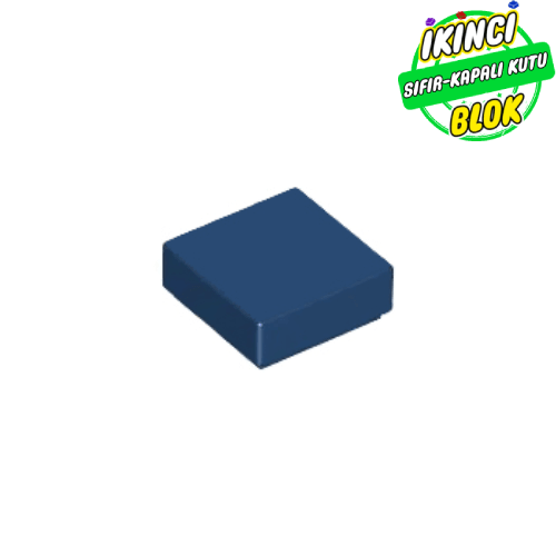 LEGO® 1 x 1 Düz Plaka Koyu Mavi Sıfır
