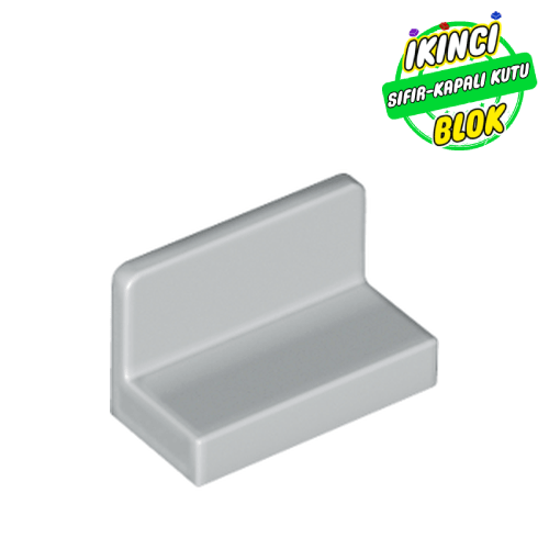 LEGO® 1 x 2 x 1 Kavisli Köşeli Panel Açık Mavimsi Gri Sıfır