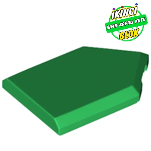 LEGO® 2 x 3 Üçgen Köşe Düz Plaka Yeşil Sıfır