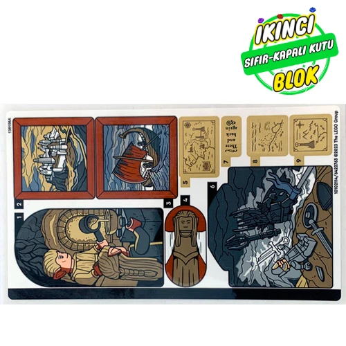 LEGO® Sticker Sheet 1 for Set 10316-1 Renk Yok / Herhangi Bir Renk Sıfır