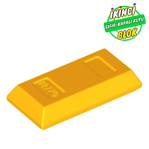 LEGO® 1 x 2 Külçe Parlak Açık Turuncu Sıfır