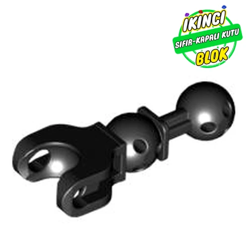 LEGO® Large Figure Skeletal, Limb, 5L with Ball Joint on Axle and Ball Socket Siyah Sıfır