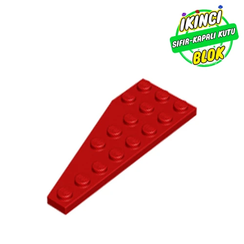 LEGO® 8 x 3 Pentagonal Sağ Kırmızı Sıfır