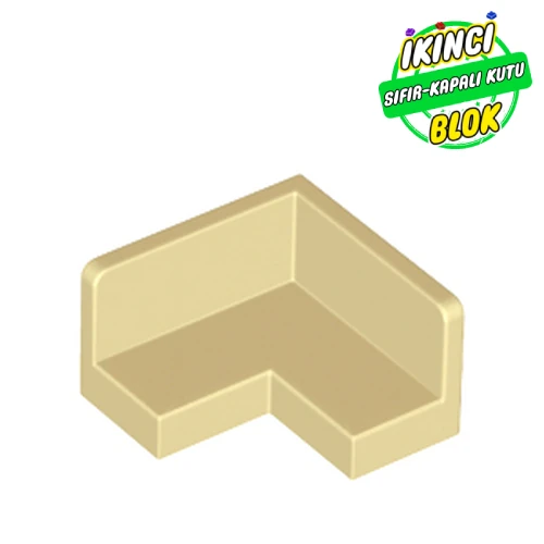 LEGO® Panel 2 x 2 x 1 Corner Bej Sıfır