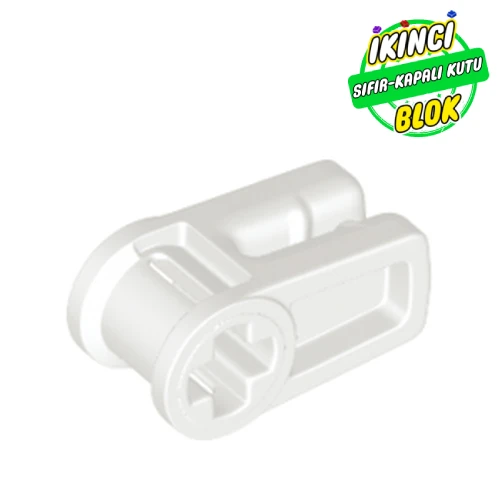 LEGO® Wire Clip with Axle Hole Beyaz Sıfır