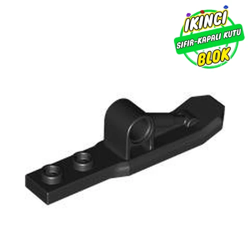 LEGO® Helicopter Landing Ski 1 x 6 with Pin Hole Siyah Sıfır