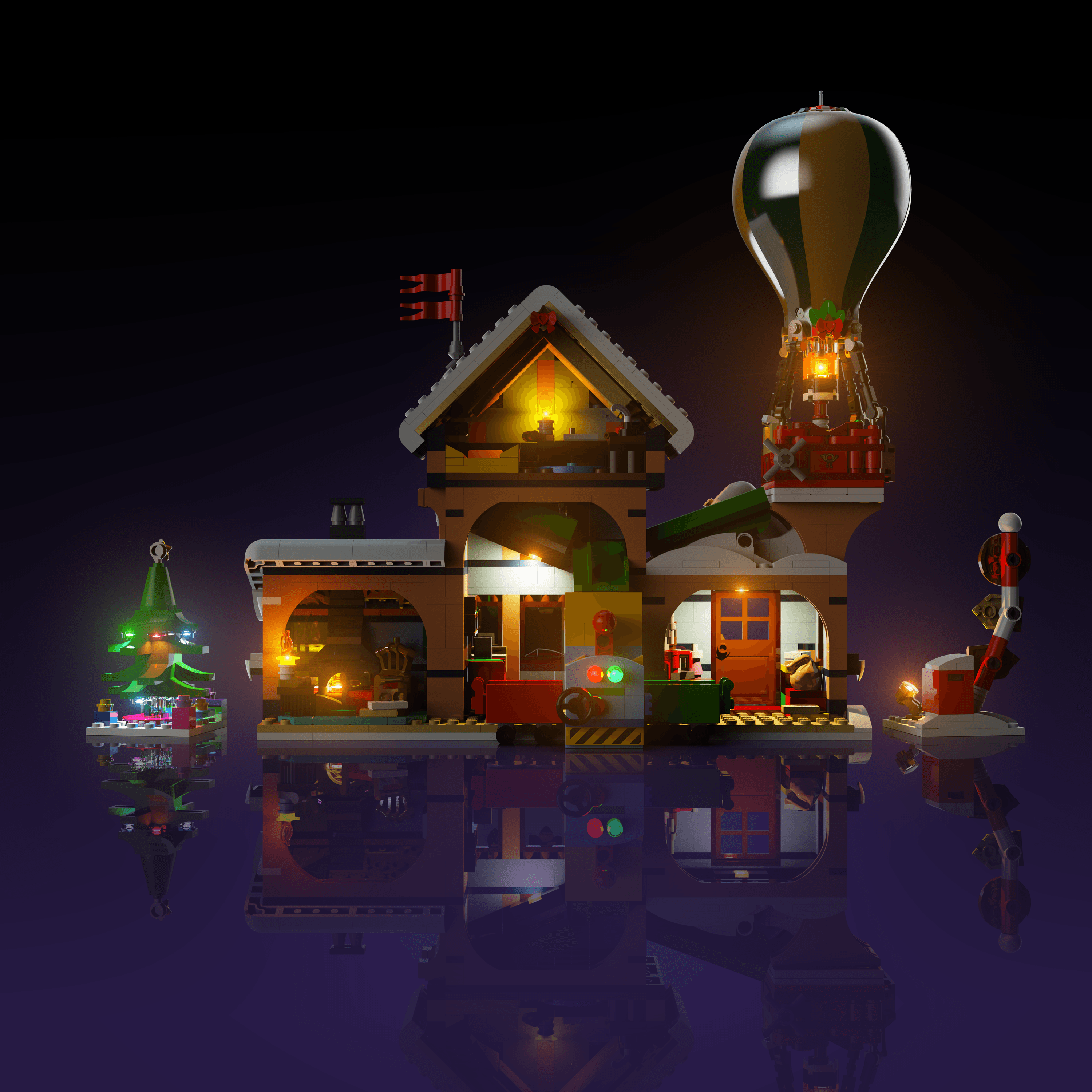 LEGO® 10339 Santa's Post Office Işık Kiti