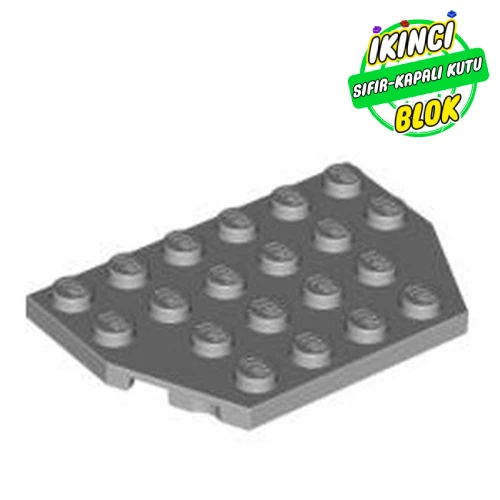 LEGO® Wedge Plate 4 x 6 Cut Corners Açık Mavimsi Gri Sıfır
