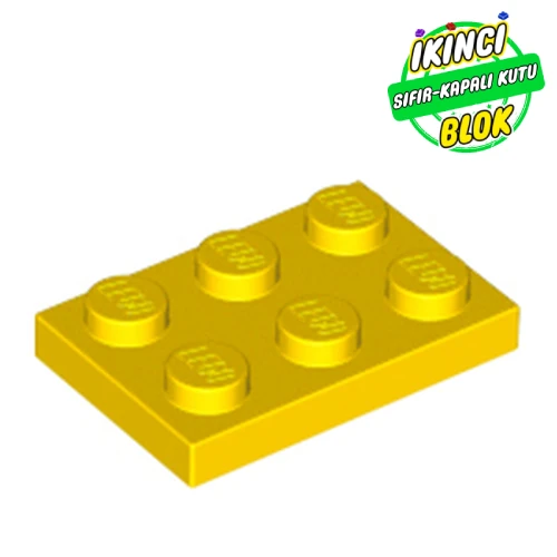 LEGO® Plate 2 x 3 Sarı Sıfır