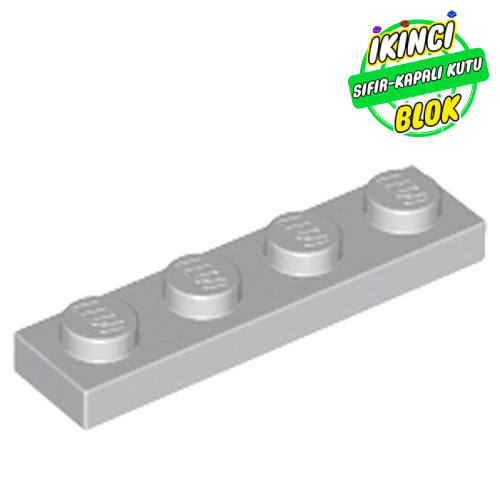 LEGO® 1 x 4 Plaka Açık Mavimsi Gri Sıfır