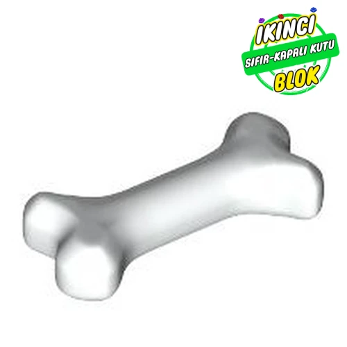 LEGO® Animal Body Part, Dog Bone [Short] Beyaz Sıfır