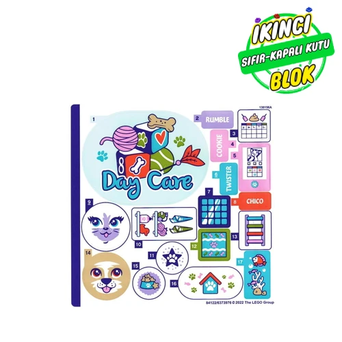 LEGO® Sticker Sheet for Set 41718-1 Renk Yok / Herhangi Bir Renk Sıfır