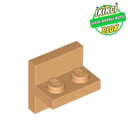 LEGO® Bracket 2 x 2 with 1 x 2 Vertical Studs Orta Nugat Sıfır